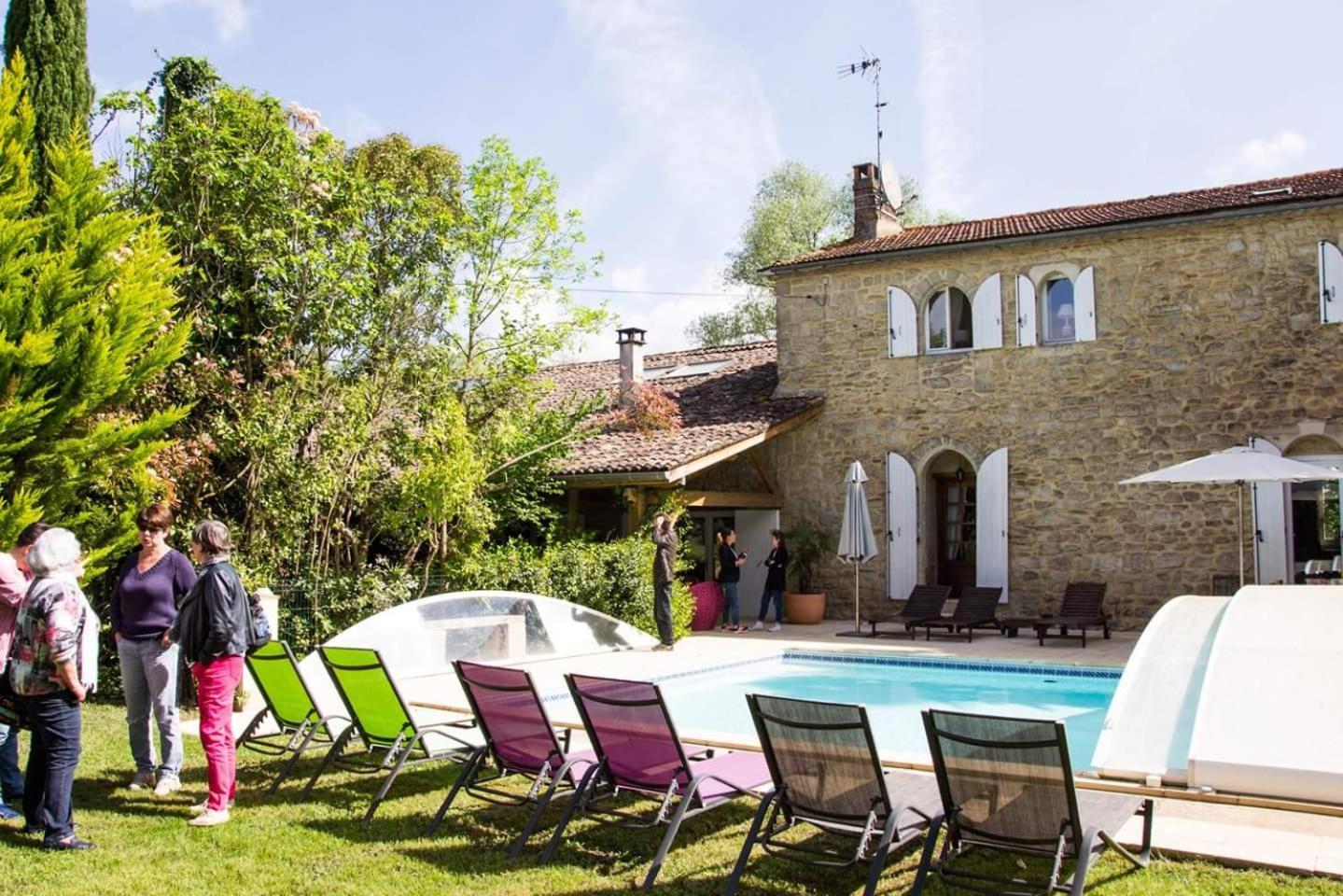 Le Clos D'Any Fontet Bagian luar foto